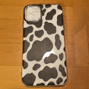 Cow print phone case